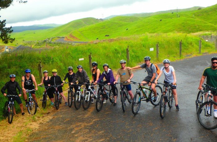 Company outing Bike Ride group